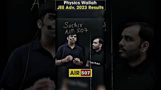 AIR 507 in JEE Advanced 23' From Lakshya Batch  #PWShorts #JEEAdvanced2023 #JEEWallah