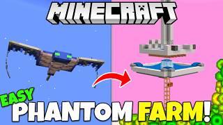 NEW Phantom EXP Farm Tutorial! Minecraft Bedrock (MCPE Xbox PS5 PC)