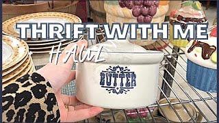 HOME DECOR THRIFT WITH ME + THRIFT HAUL | Thrifting For Vintage & Farmhouse Decor!