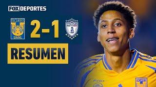  TIGRES GANA Y SE RECUPERA | Tigres 2-1 Pachuca | HIGHLIGHTS | Liga MX