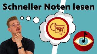 Schneller Noten lesen mit diesen einfachen TRICKS!