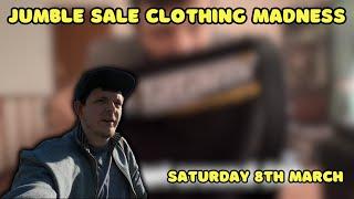 Jumble sale clothing MADNESS | What did I find | Saturday 8th March