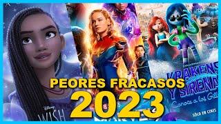 Películas que FRACASARON TERRIBLEMENTE en 2023