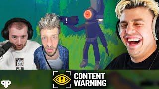 Papaplatte, Rewi, Trymacs & Rumathra spielen Content Warning