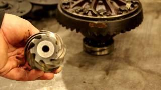 Willys Jeep Rear Axle Rebuild, ring and pinion setup