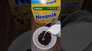 Let's TRY NESTLE NESQUIK CHOCOLATE CEREAL #GroceryStoreFinds #shorts