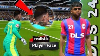 DLS 24 Updated Realistic Player FaceDream League Soccer 2024 New Update