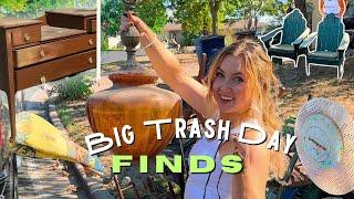 Big Trash Day Finds!! Everything is TRASH!