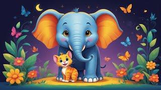 The Cat and the Elephant | English song | rhymes for nursery | english rhymes | kids poems