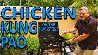 Kung Pao Chicken on the Blackstone 22" Griddle | COOKING WITH BIG CAT 305