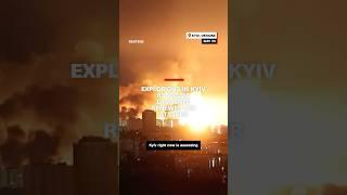 Video shows explosions in Kyiv as Russia launches renewed air attacks