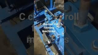 C channel roll forming machines #machine #rollforming #metalformingmachine #rollingshutter