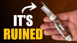 I BROKE MY KNIFE!! Now What? || How good is Buck Knives Lifetime Warranty?