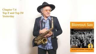 Chapter 7.3 How to play 'Yesterday' on alto sax and Top F