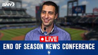 David Stearns end of season news conference | NY Mets | SNY