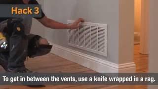 How To Clean Air Vents | Home Hacks