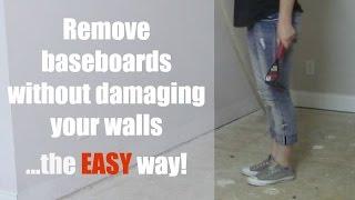 How to Remove Baseboards without Damaging the Wall