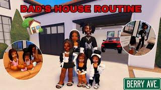 THE KIDS WENT TO THEIR DADDY HOUSE! *WEEKEND ROUTINE* | Berry Ave Roleplay #berryave #roblox