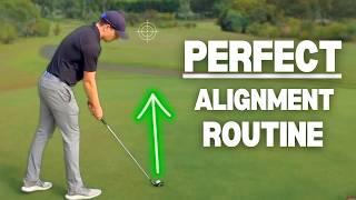 THE PERFECT GOLF ALIGNMENT ROUTINE