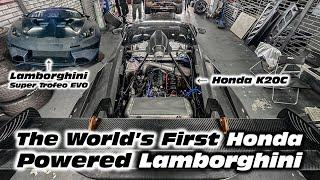 Meet HONDAGHINI! The World's First Honda Powered Lamborghini ... Built To Win A 25 Hour Race!