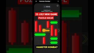 EASY Hamster Kombat 25-26 July Mini Game Complete Step Hamster Kombat  Mini Game kaise Paar Kare