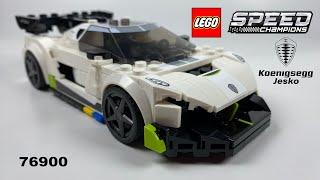 Lego Speed Champions 76900  - Koenigsegg Jesko - Stop Motion Build and Animation!