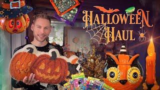 Halloween Shopping Haul! Spooky Decorations From HomeGoods & More! Owl, Pumpkins, 90's books & more!