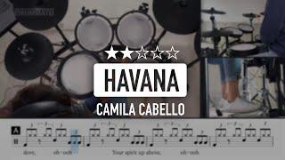 [Lv.04] Havana - Camila Cabello () Popular Song Drum Cover, Tutorial with sheet music