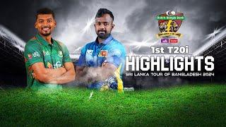 Bangladesh vs Sri Lanka Highlights || 1st T20i || Sri Lanka tour of Bangladesh 2024