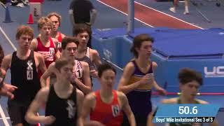 Boys' Mile Invitational Section 3 - Millrose Games Trials 2025 [Full Race Replay]