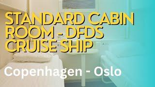 Room Tour  Standard Cabin Room with and without sea view DFDS Cruise Ship ( Eng Sub)