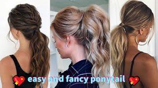 EASY YET FANCY PONYTAIL  COMPILATIONS