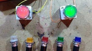 Neat 120-240V chunky LED panel indicator light.