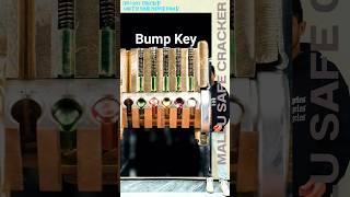 BUMP KEY VS NORMAL KEY @mallusafecracker #lockpicking #doorlock #locksmithhack #safelock #asmr