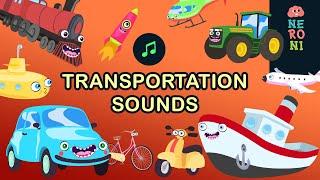 Transportation Sounds With Illustrations | Baby First Words | Neroni Kids