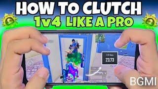  How to Clutch 1v4 Everytime | Improve Close Range & Gema Sense | BGMI Tips & Tricks