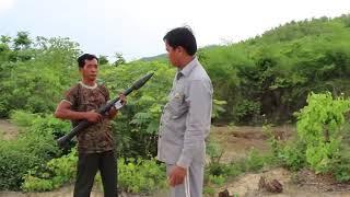 Explosive Cambodia  Firing a Rocket Launcher  شليک آر پی جی در ميدان تير عمومی کامبوج