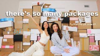 the BIGGEST pr unboxing haul I've ever done! (prada, fenty, beís) | day 21 of becoming a clean girl