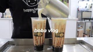 boba vlog | come work at a boba shop with me