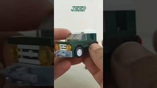 MINI BLOCKS GREEN JEEP / FOR LEGO COLLECTOR #block #brick #lego #collectors