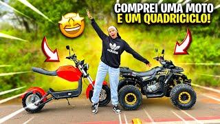 COMPREI UM QUADRICICLO E UMA MOTO