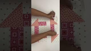 Let’s make the Churn Dash Quilt Block! Click the play button ▶️ for the tutorial #quilting