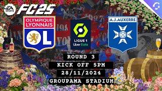 FC25 | Ligue 1 R3 | Lyon vs Auxerre | GIA Football