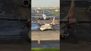 Best Plane Spotting moments Alliance Air ATR 72-600 | Morning Mumbai Airport | runway 27 #aviation