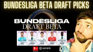 BUNDESLIGA SORARE DRAFT BETA! Free To Play Draft To Win Prizes! My Bundesliga Draft Picks - Week 1