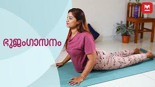 ഭുജംഗാസനം |  Cobra Pose | Bhujangasana by Sujithra Menon