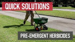 Quick Solutions: What are Pre-Emergent Herbicides?