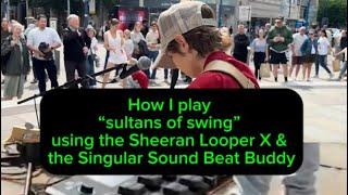 Sultans Of Swing - Dire Straits #tutorial #leonardo #guitar #classic #rock #looper #beat #fyp