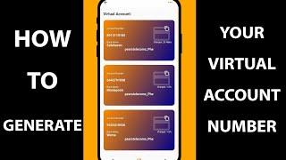 HOW TO GET AN ACCOUNT NUMBER TO FUND YOUR PEARS TELECOMS ACCOUNT