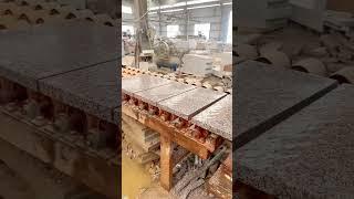 Fully automatic stone slab cutting#granite #stonecutting #workshop #sawblade
